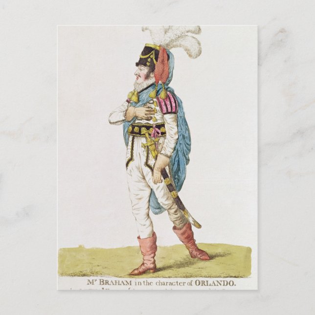 M.John Braham, 1802 Vykort (Framsida)