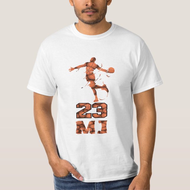 M-Jordan Basketball T Shirt (Framsida)