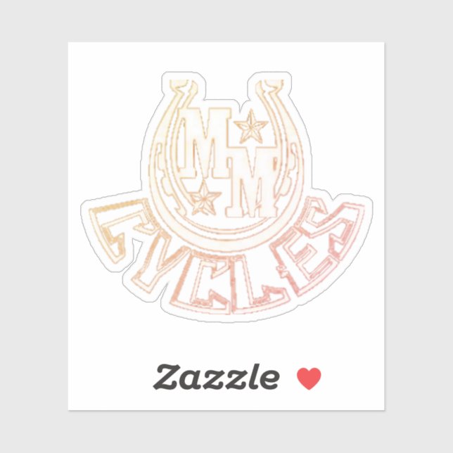 M&M-cykler Decal Klistermärken (Ark)