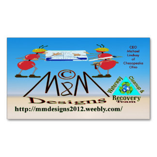 M & M Deisgns BIZ-kort 2 Magnetiska Visitkort