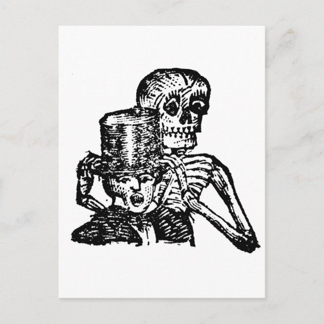 M. Manilla. Regelbunden illustration c. 1 800 Vykort (Framsida)