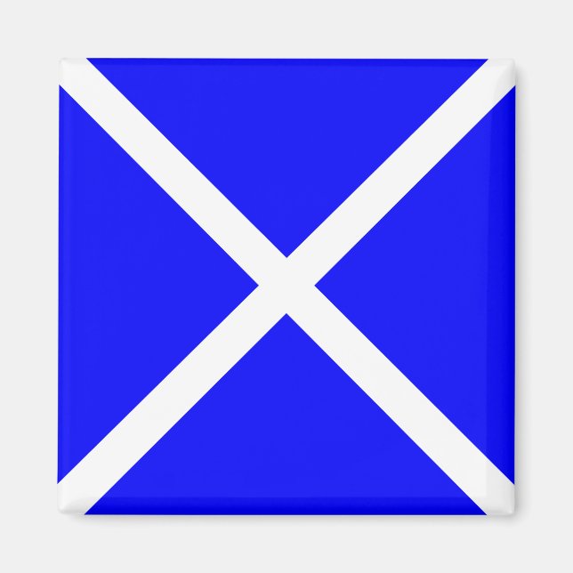 "M" (Mike) signalflagg Magnet (Framsidan)