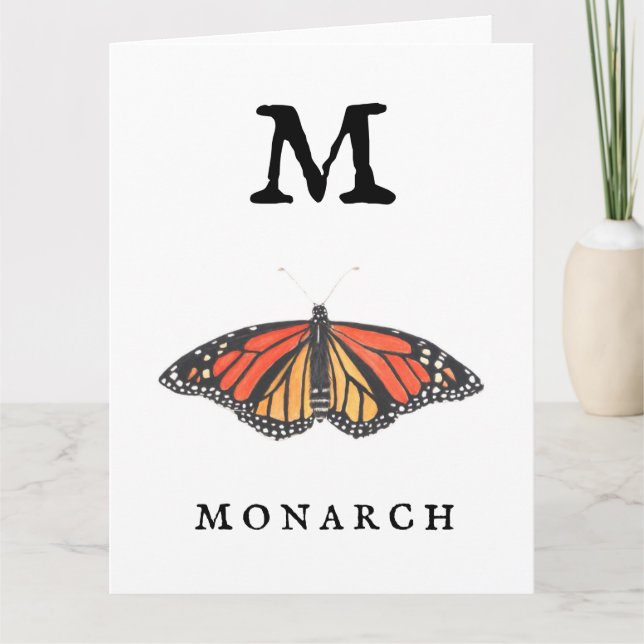 "M" Monarch Kort (Framsida)