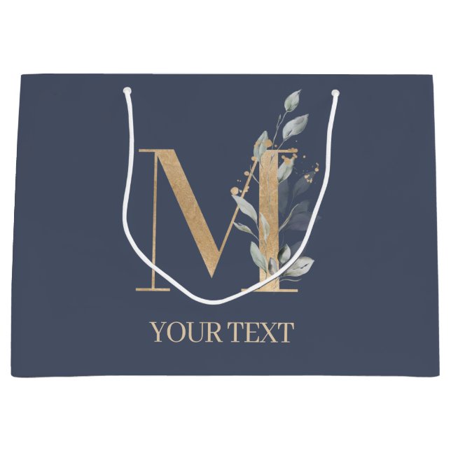 M Monogram Blommigt Personlig (Framsidan)