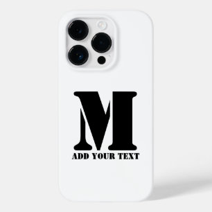 M Monogram enkel modern, minimalistisk Personlig