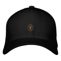 M Monogram Initial Kombinerar Klassisk Flexfit Ull