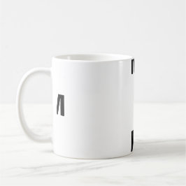 M Monogram Kaffe Mugg