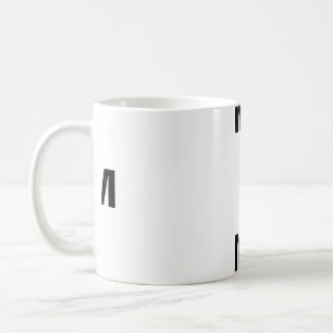 M Monogram Kaffe Mugg