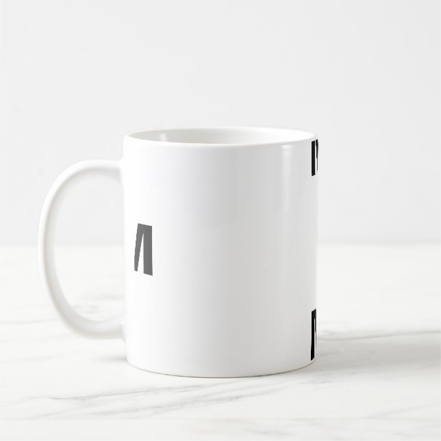 M Monogram Kaffe Mugg (Vänster)