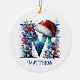 M Namn-julprydnad Julgransprydnad Keramik