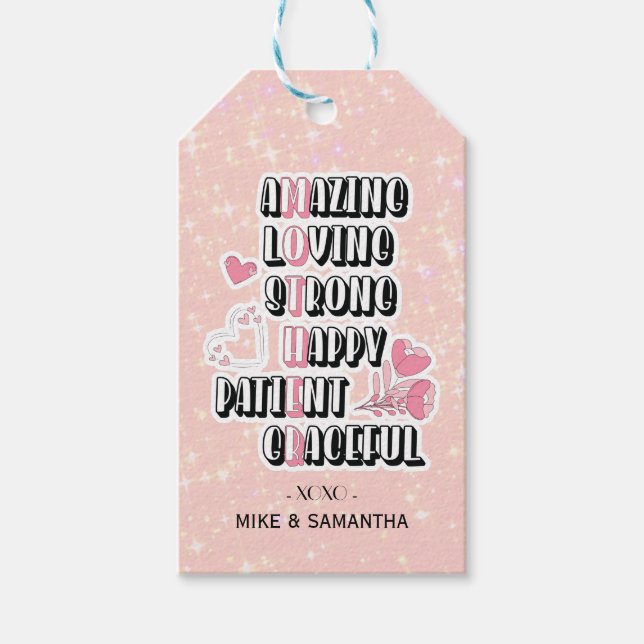 M.O.T.H.E.R. - Ett erkännande av Mammor Presentetikett (Framsidan)