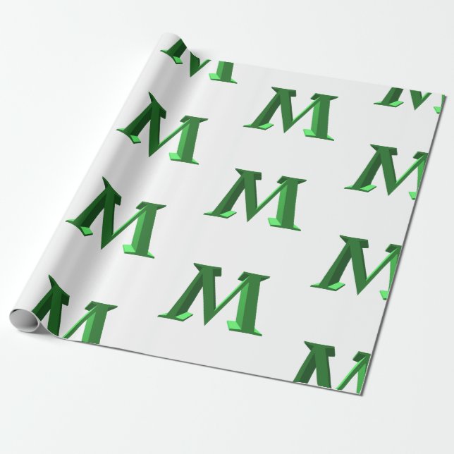 M-omslagning Papper Presentpapper (Utrullad)