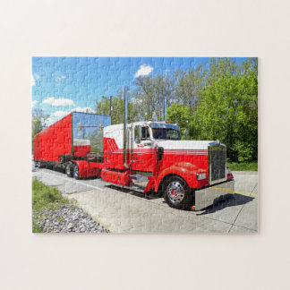 M. Page Red & White W900L Puzzle Pussel