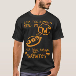 m parfaite prenom citation lettre personne t shirt
