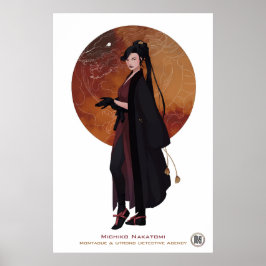 M&S Michiko Nakatomi Poster - Art av Mona Finden