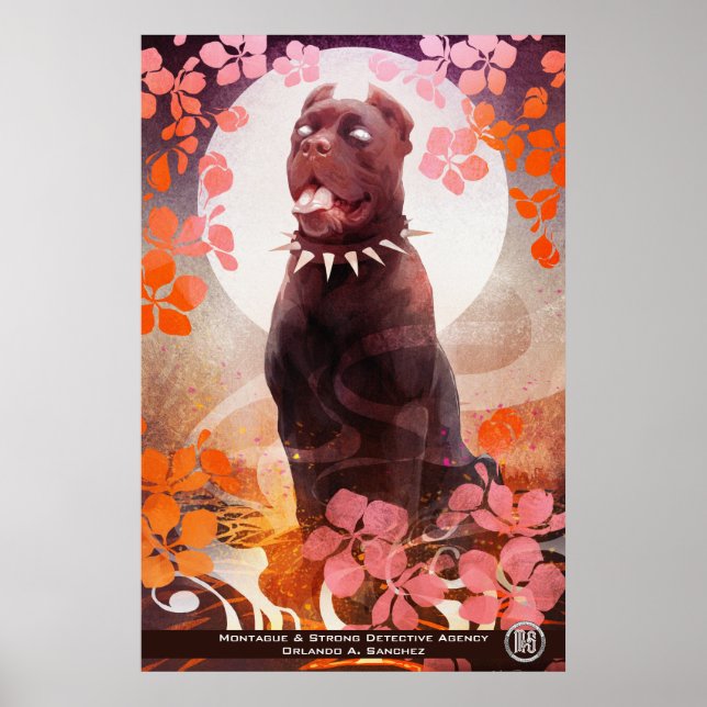 M&S-persikor Poster - Art av Galen Dara (Framsidan)