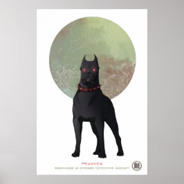 M&S-persikor Poster - Art by Mona Finden