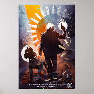 M&S Simon & Peacher Poster - Art av Galen Dara