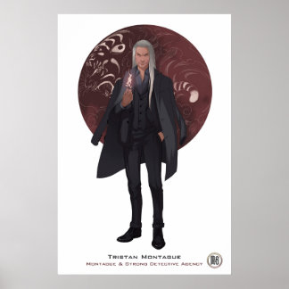 M&S Tristan Montague Poster - Art by Mona Finden