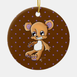 M. Teddy Julgransprydnad Keramik