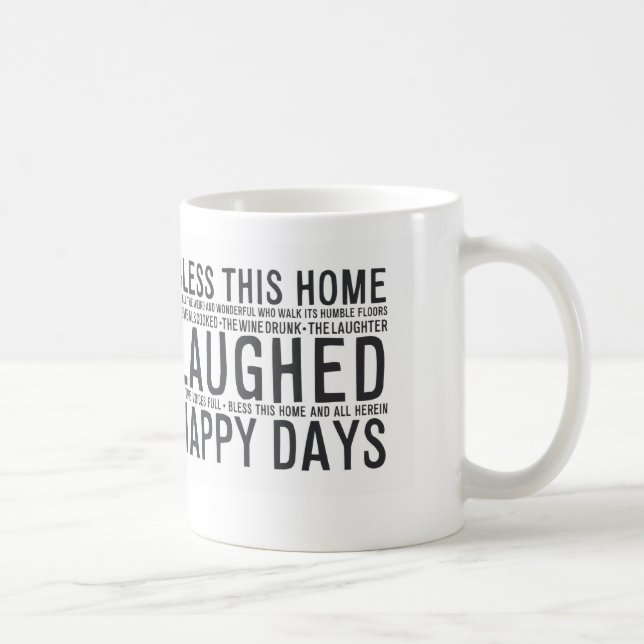 MA014 välsignar denna hem Kaffemugg (Höger)