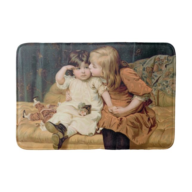 Må aldrig tänka (av Frederick Morgan) Badrumsmatta (Framsidan)