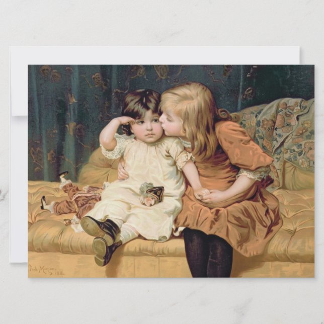 Må aldrig tänka (av Frederick Morgan) Kort (Framsida)