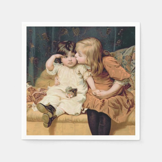 Må aldrig tänka (av Frederick Morgan) Pappersservett (Framsidan)