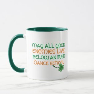 Må alla era fiender leva under Irish Dance School Mugg