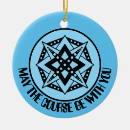 Må banan vara med dig, God Disc-Mas Keramik Julgransprydnad Keramik