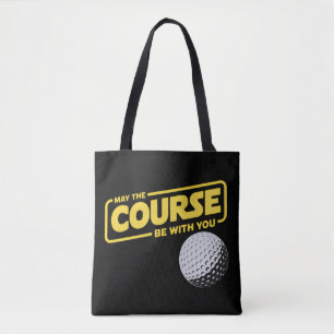 Må banan vara med dig Rollig golf golfande Tygkasse