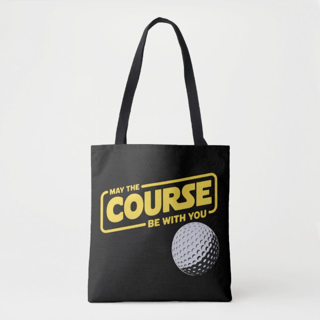 Må banan vara med dig Rollig golf golfande Tygkasse (Framsida)