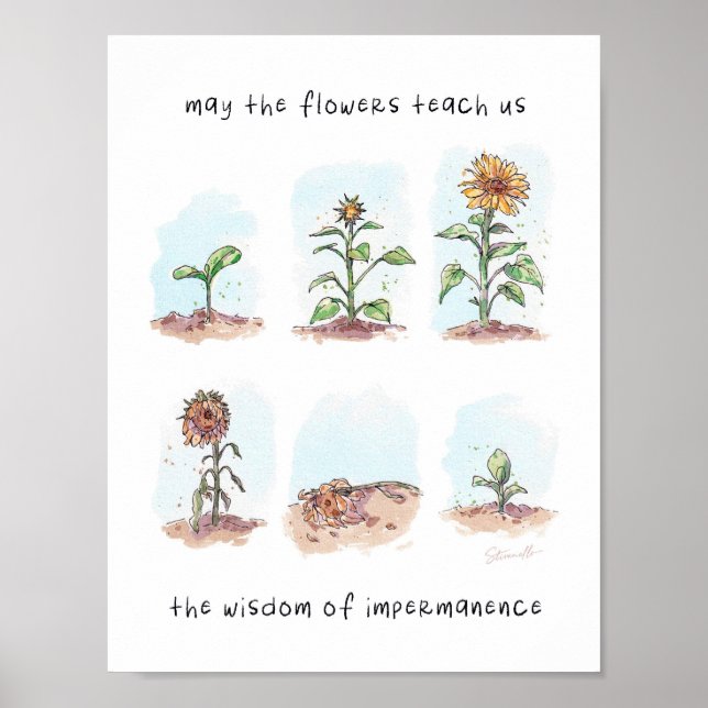 Må blommorna Citera Poster (Framsidan)