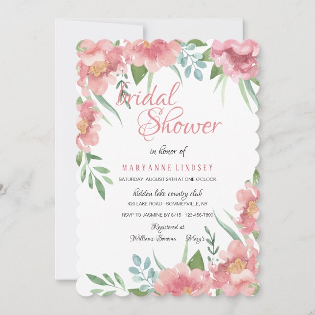 Må blooms #2-inbjudan inbjudningar (Framsida)