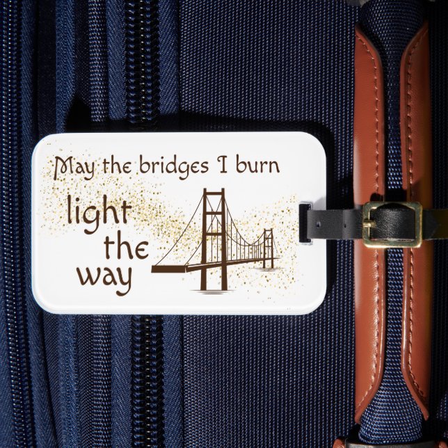 Må bryggan jag bränner ljus på vägen bagagebricka (Framsida Insitu 4)