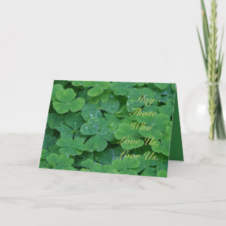 Må de som Kärlek oss, Kärlek oss. Helgkort