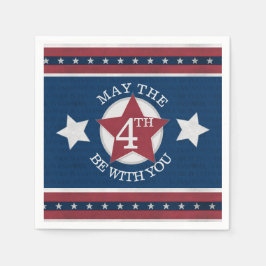 Må den 4:e vara med dig Pappersservett