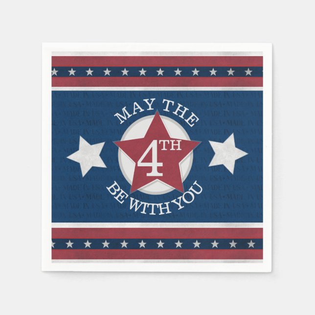 Må den 4:e vara med dig Pappersservett (Framsidan)