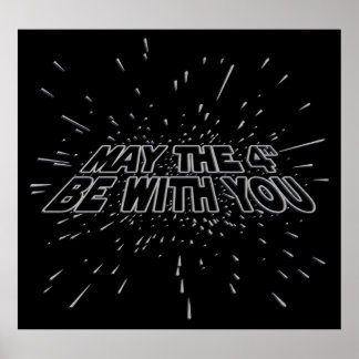 Må den fjärde vara med dig poster