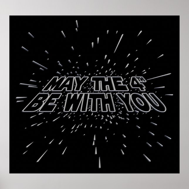 Må den fjärde vara med dig poster (Framsidan)