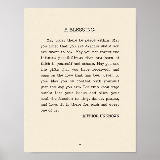 Må det i dag finnas fred inom poster (Framsidan)