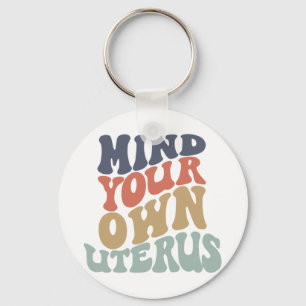 Må din egen Uterus Feminist... Nyckelring