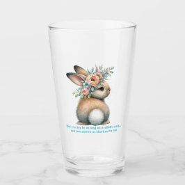 Må din glädje vara så lång som en kaninens Öron Cu Glaskopp