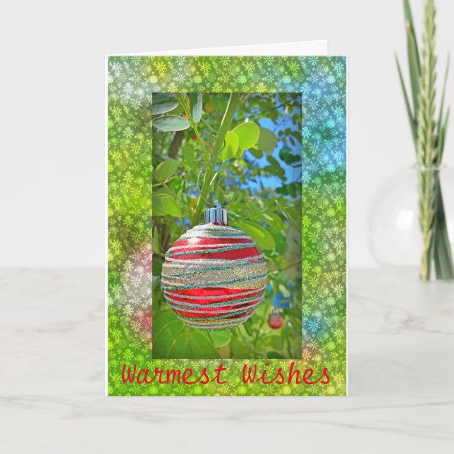 Må din jul vara ett bra och lätt hälsningskort helgkort (Framsida)