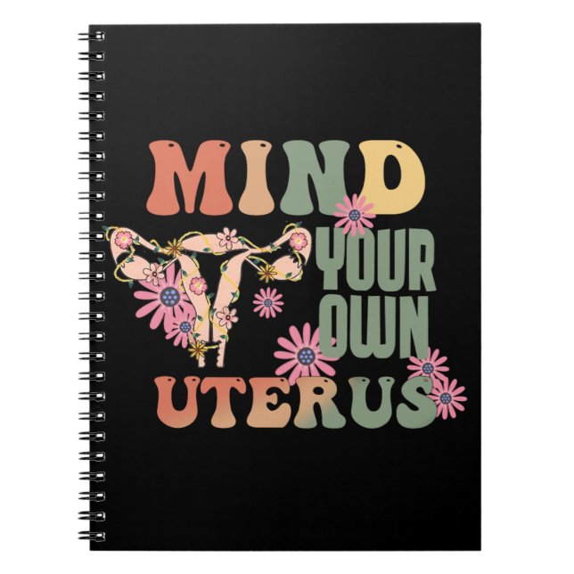 Må ditt eget Uterus tänka Anteckningsbok (Framsidan)