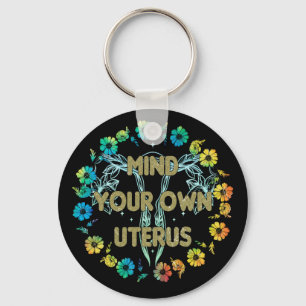 Må ditt eget Uterus tänka Nyckelring