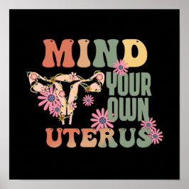 Må ditt eget Uterus tänka Poster