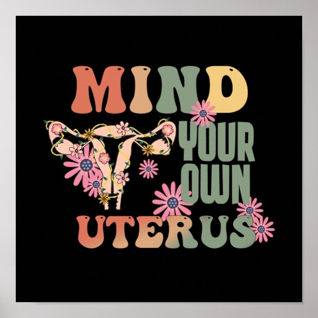 Må ditt eget Uterus tänka Poster (Framsidan)