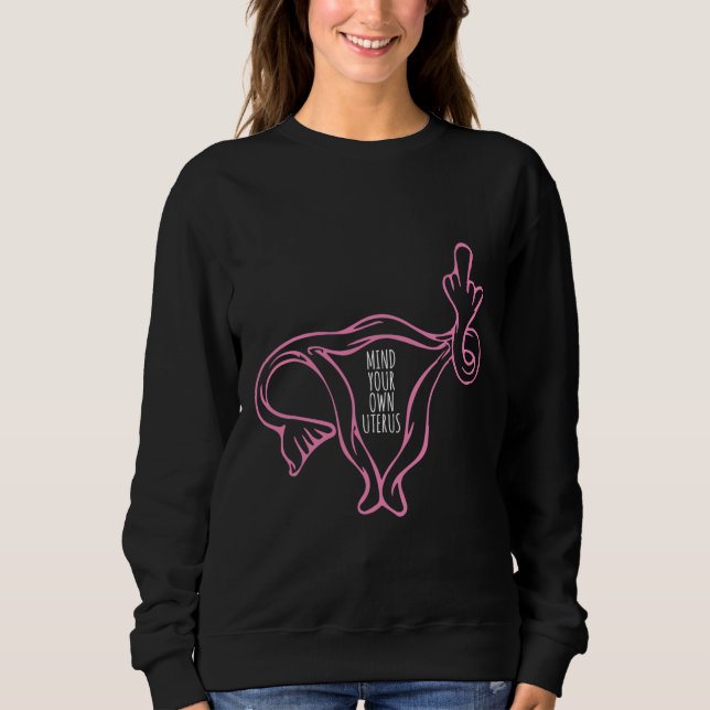 Må ditt eget Uterus tänka T Shirt (Framsida)