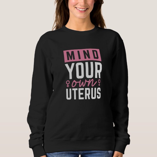 Må ditt eget Uterus tänka T Shirt (Framsida)